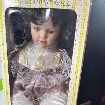 Mann Porcelain Doll