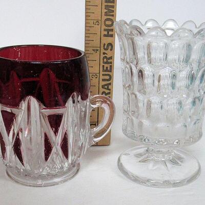2 Antique Glass Pieces