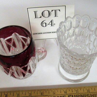 2 Antique Glass Pieces