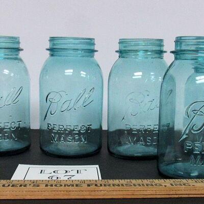 4 Nice Half Gallon Ball Perfect Mason Canning Jars
