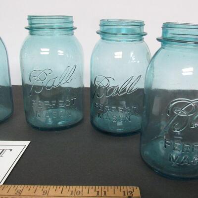 4 Nice Half Gallon Ball Perfect Mason Canning Jars