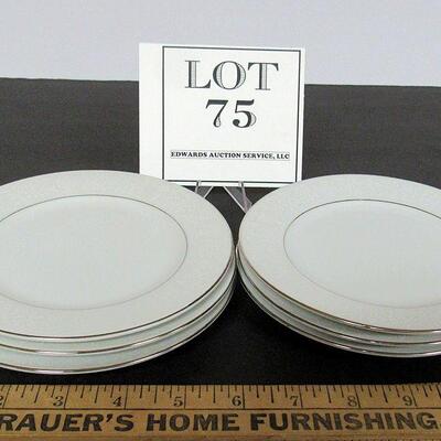 6 Vintage Lovelace 6" Plates, Crown Victoria Fine China, Japan