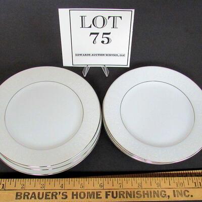 6 Vintage Lovelace 6" Plates, Crown Victoria Fine China, Japan