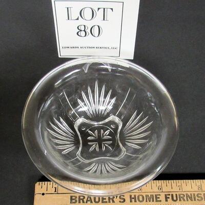 Vintage Clear Mixing Bowl, About 7" Federal Glass