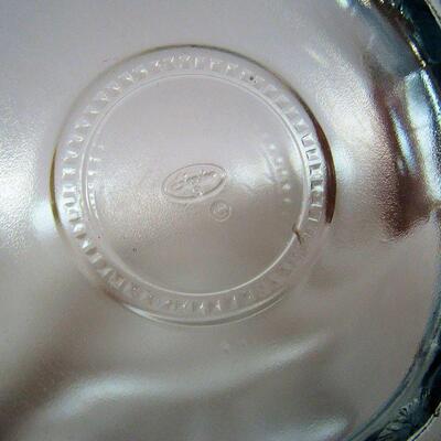 Large Fenton Light Blue Bowl, Marked