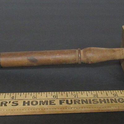 Antique Wood Meat Pounder Tenderizer