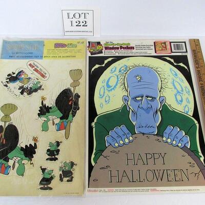 1975 Broomhilda Sport Sticks, Glow in the Dark Monster Window Peekers, Unused