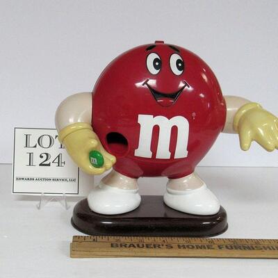 M&Ms Plastic Candy Dispenser