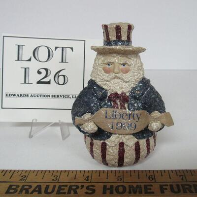 1998 Enesco Samsnickle Uncle Sam Figurine