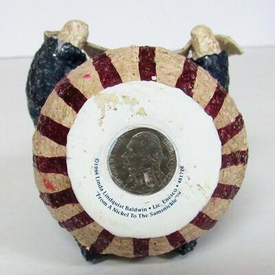 1998 Enesco Samsnickle Uncle Sam Figurine