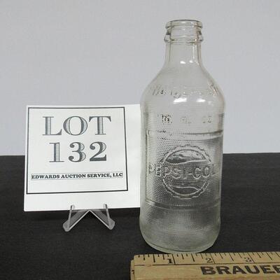 Pepsi-Cola Embossed Bottle, 10 oz, No Returns, Not To Be Refilled