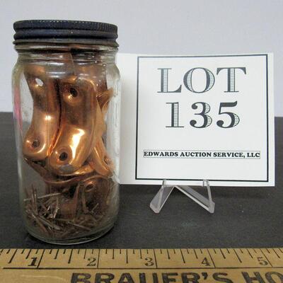 Copper Hardware in Old Rexall Drug Bottle