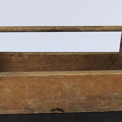 Antique Wood Primitive Tote