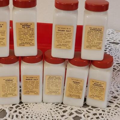 Lot 170: Vintage Griffith's Spice Rack