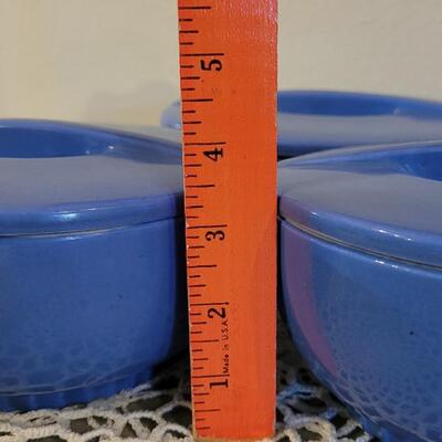 Lot 178: Vintage Hall China Blue Dishes
