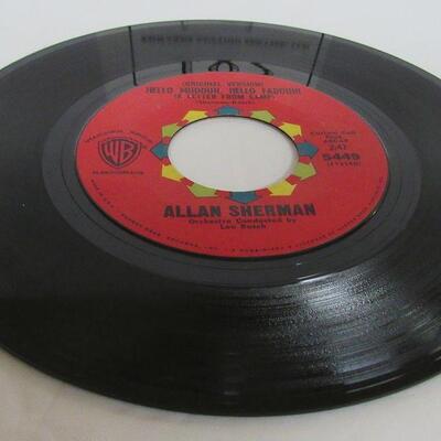 Vintage Allan Sherman's Hello Mudduh, Hello Fadduh! 45 RPM