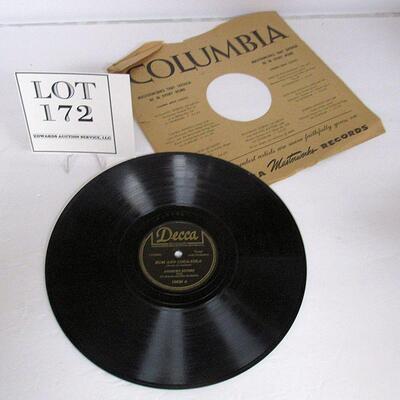 Old Decca Andrew Sisters Rum and Coca Cola/One Meat Ball Record