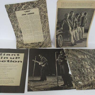 Vintage Magazine Pages of the Beatles, Dave Clark 5