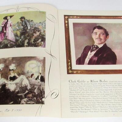 Lot of Gone With The Wind Ephemera, 2/8/40 Movie Program, Scraps