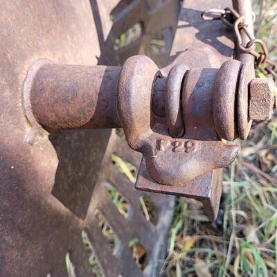 Lot 186: Antique Single Can Farming Seed Broadcaster