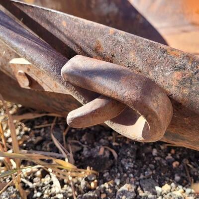 Lot 194: Antique Garfield Co. TRACTOR Bucket Attachement
