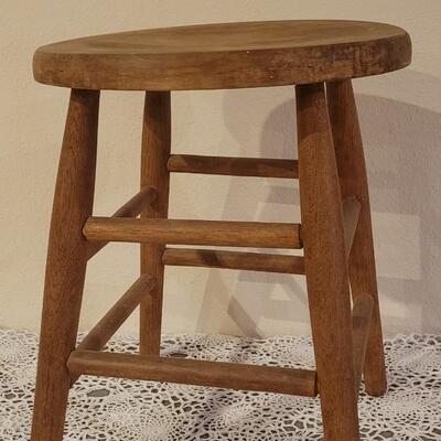 Lot 211: Vintage Wood Stool