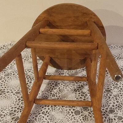 Lot 211: Vintage Wood Stool
