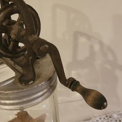 Lot 214: Antique Dazey Butter Churn #20 with Wood Paddles