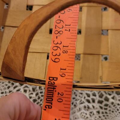 Lot 247: (2) Raffia Baskets and (1) Large Basket with Leather Handles