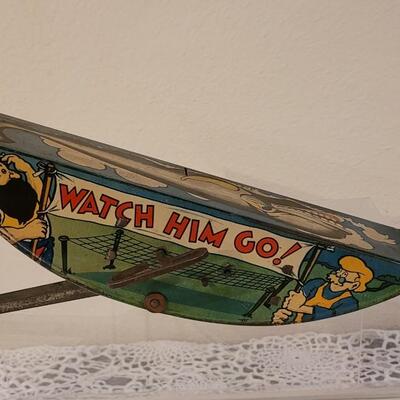 Lot 253: Vintage 1930's Pinocchio The Acrobat! Tin Toy - Doesn't have the Pinocchio