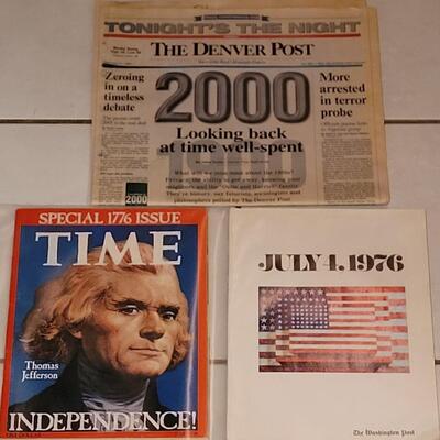 Lot 259: Centennial & Millennium Memorabilia