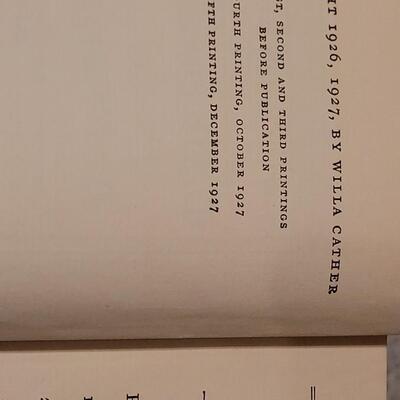 Lot 276: Inscribed / Signed Willa Cather "Death Comes for the Archbishop"