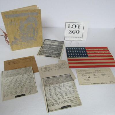 Vintage WWII Paper Ephemera Lot Of Interesting Stuff