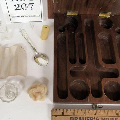 Old Last Rites Partial Set in Frame Lided Box