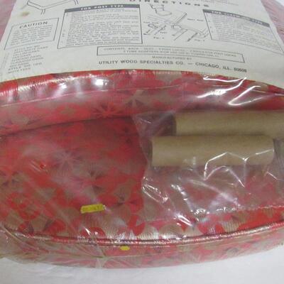 Vintage Deluxe Chair Seat and Back Replacement with Hardware, Unused