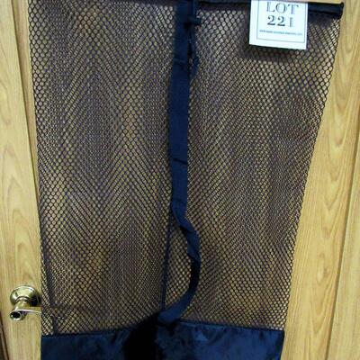 Dark Blue Fabric Laundry Bag