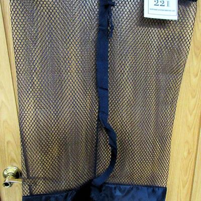 Dark Blue Fabric Laundry Bag