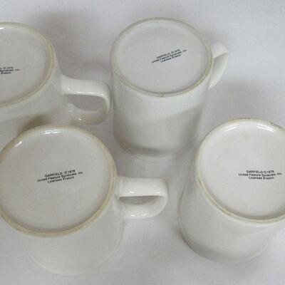 Vintage 1978 Garfield Christmas Mugs