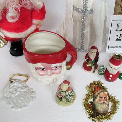 Lot of Misc Santa Figures