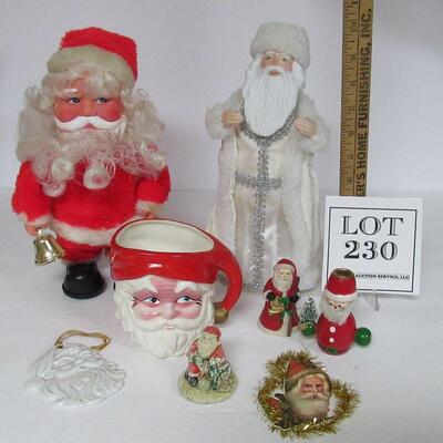 Lot of Misc Santa Figures