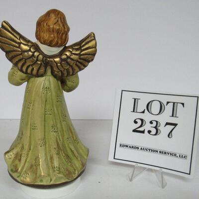 Vintage Schmid Plaster (or similar) Angel Music Box, Joy to the World