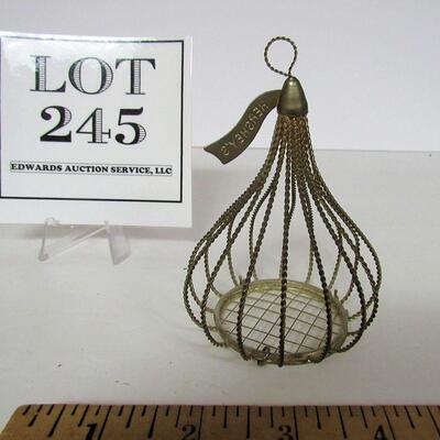 Brass Hershey's Kiss Christmas Ornament