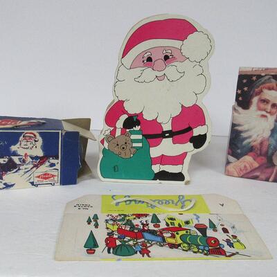 3 Old, 1 Modern Christmas Candy Boxes
