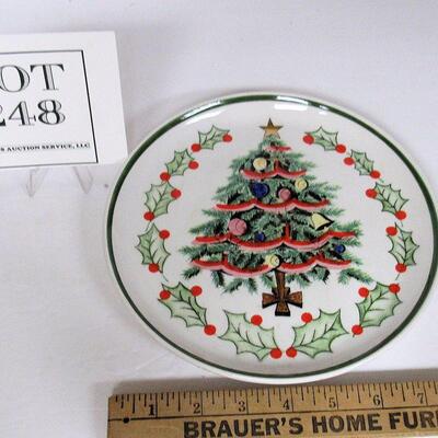 Vintage Lefton Christmas Tree Plate