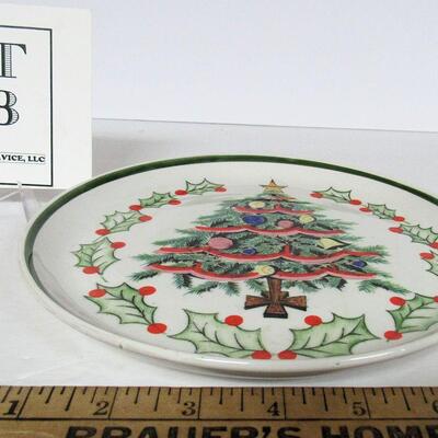 Vintage Lefton Christmas Tree Plate