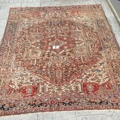 LOT#2G: Room Size Wool Heriz
