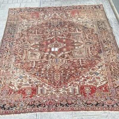 LOT#2G: Room Size Wool Heriz