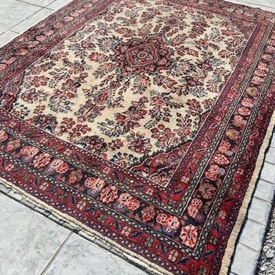 LOT#3G: Wool Mashad Style Rug