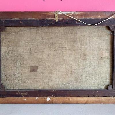 LOT#4L: L.P. Dimick Oil on Canvas #1