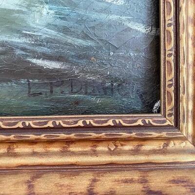 LOT#4L: L.P. Dimick Oil on Canvas #1